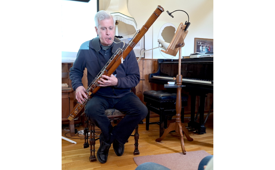 Jim Kopp - Playing Bassoon